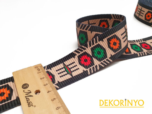 Havana Etnik Desenli Kolon Şerit