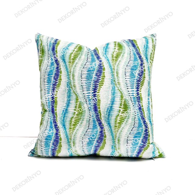 Dalgalı ikat Desenli Kırlent