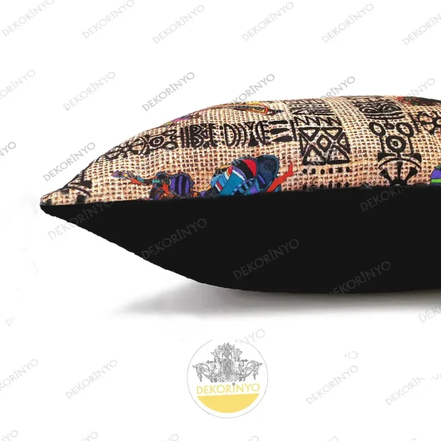 Afrikalı Kadınlar Desenli Kırlent