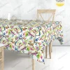 Cennet Kuşları Desenli Masa Örtüsü