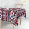 Dokuma Efektli Kilim Motifli Masa Örtüsü