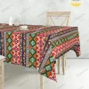 Etnik Aztek Desenli Masa Örtüsü