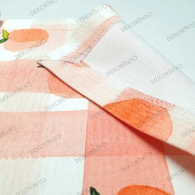 Pötikare Sulu Boya Kayısı Desenli Runner