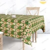 Odunlar ve Geyikler Desenli Masa Örtüsü