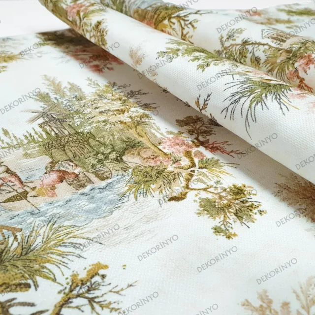 Pastel Romans Temalı Dekoratif Runner
