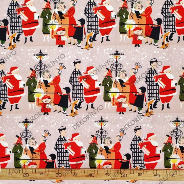 Yılbaşı Gecesi Temalı Kumaş