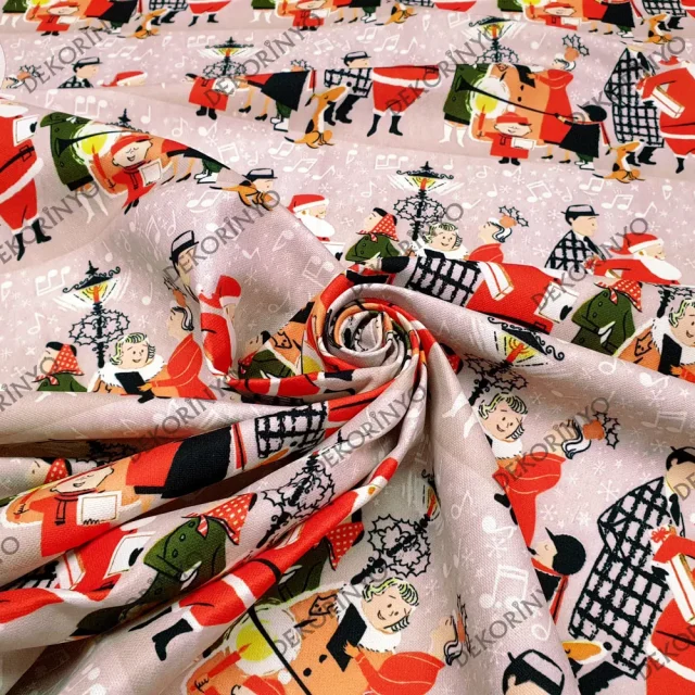 Yılbaşı Gecesi Temalı Kumaş