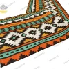 Etnik Kilim Baklavalı Çizgili Runner