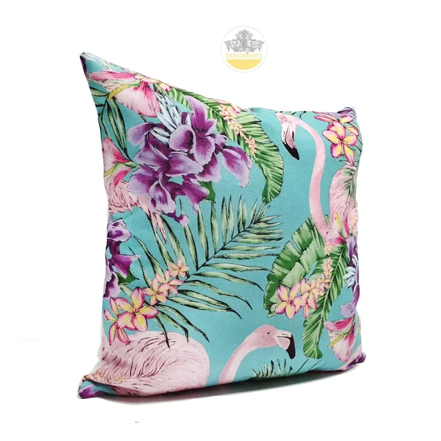 Flamingo Rüyası Desenli Dekoratif Kırlent