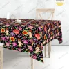Frida ve Meksika Ateşi Desenli Masa Örtüsü