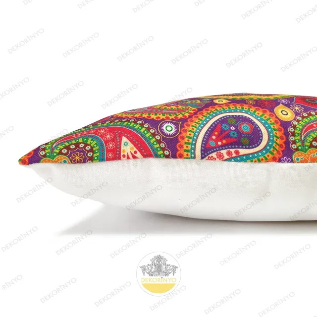 Şal Desenli Dekoratif Kırlent