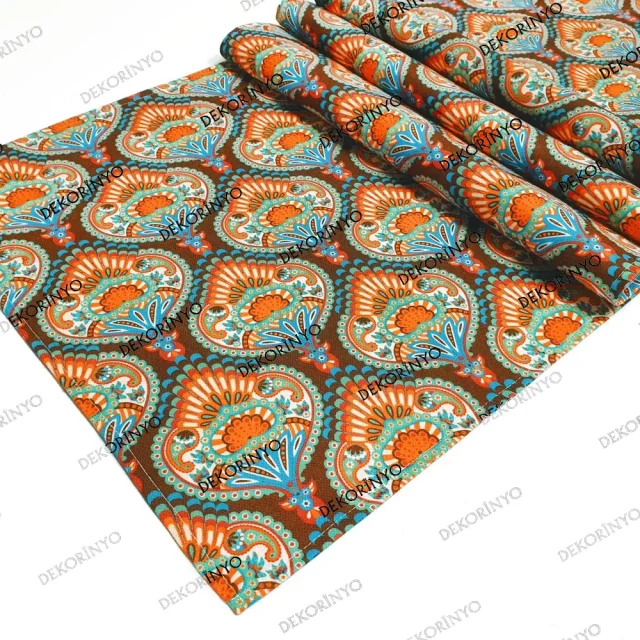 Otantik Madalyon Kilim Motifli Runner