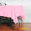 Pudra Pembe Renkli Düz Masa Örtüsü