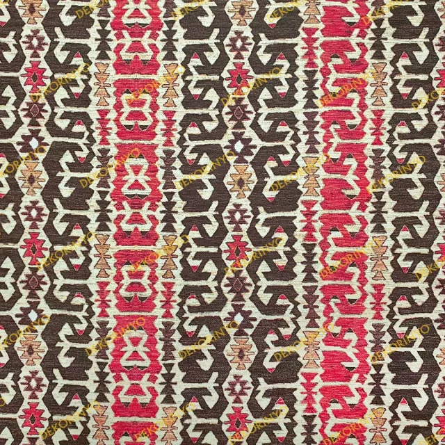 Kuzeybatı Tribal Motifli Aztek Desenli Kumaş