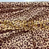 Açık Bej Leopar Desenli Kumaş