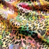 Çok Renkli Leopar Desenli Kumaş