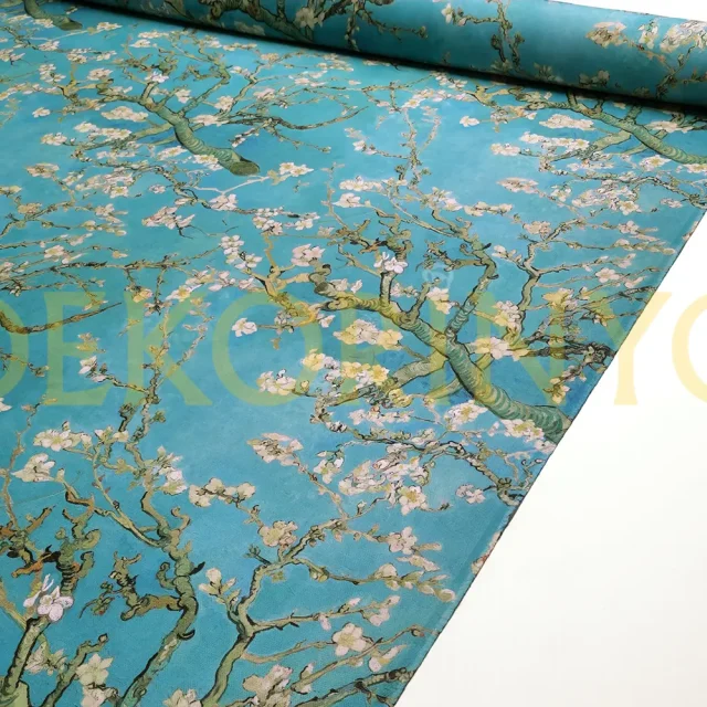 Van Gogh Çiçek Açan Badem Ağacı Kumaş